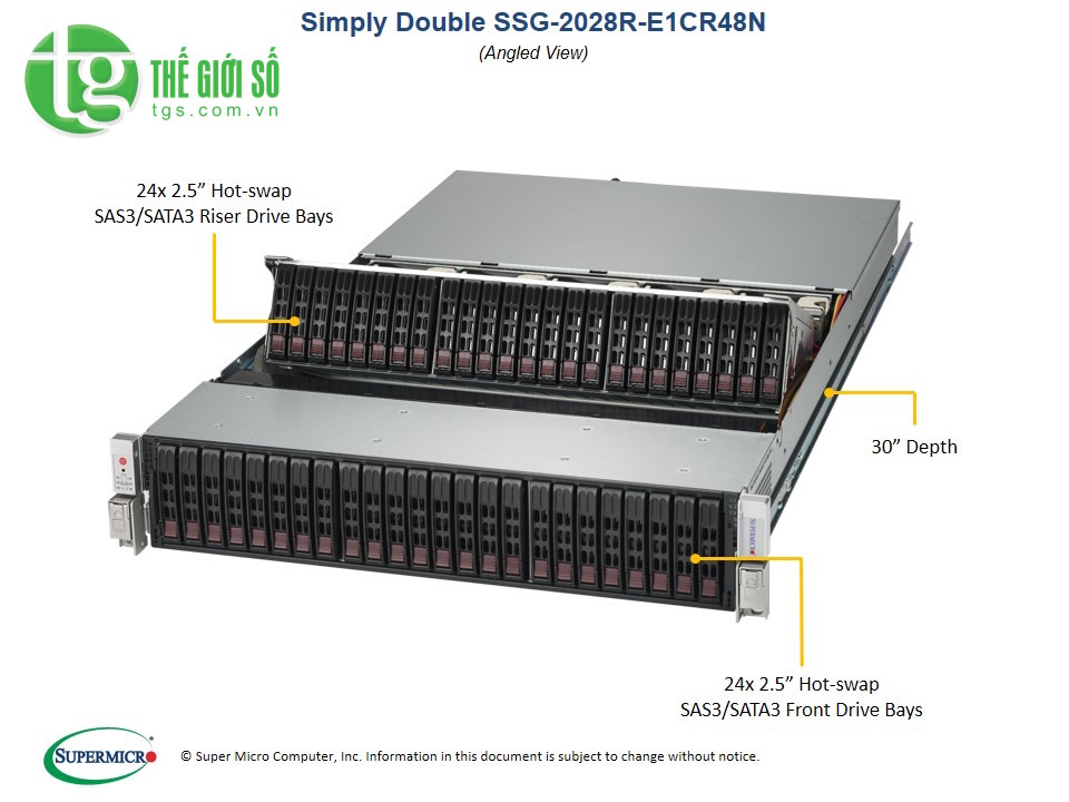 Supermicro SuperStorage Server 2028R-E1CR48N